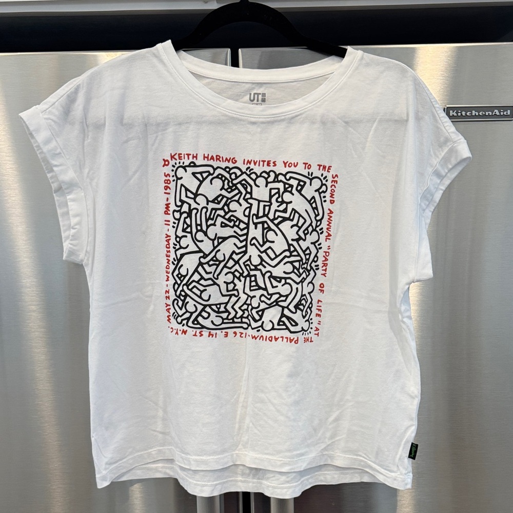 KEITH HARING Second Annual PARTY OF LIFE May 22, 1985 at THE PALLADIUM
TShirt S